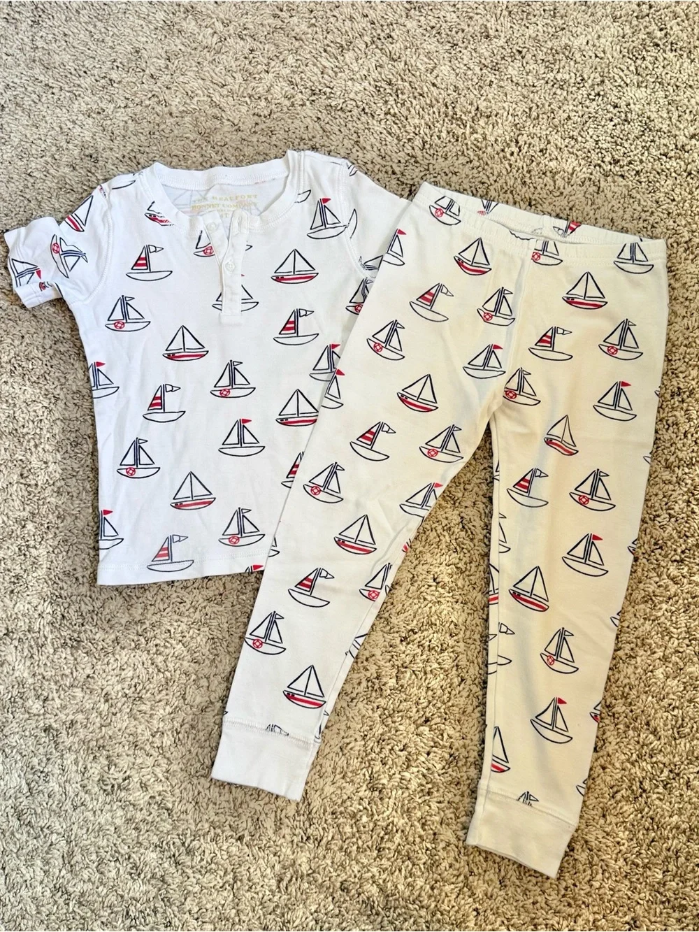 The Beaufort Bonnet Company Sutton’s Sweet Dream set Undulata Regatta